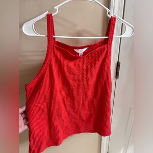 Red tank top- Size medium